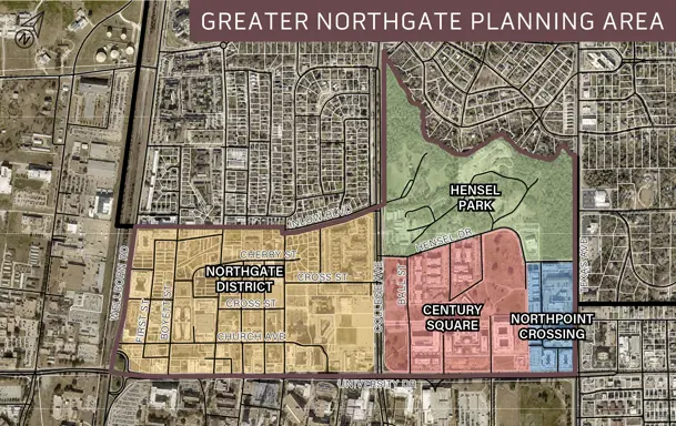 Greater Northgate Planning Area Map